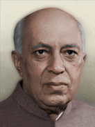 Retrato de Jawaharlal Nehru en The New Order Last Days of Europe