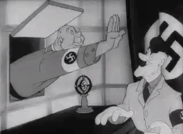 Private SNAFU 'Spies' Hitler