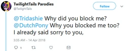 Toilet asking why he was blocked