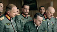 Hitler y Erwin Rommel en la película Rommel (2012)