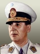 Retrato de Juan Domingo Perón con uniforme