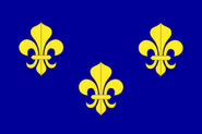 Bandera de Francia en la Edad Media