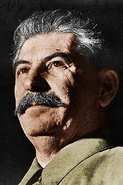 The real life Stalin. That bush really looks nicer than Dolfy's.