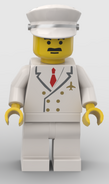 Lázar Kaganóvich como una figura de LEGO