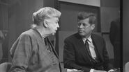 Eleanor Roosevelt y JFK