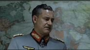 Krebs gives his opinion to the plan, usually making suggestions to Hitler. Many of them involve fish.