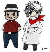 Fanart of Mallory and Juan.