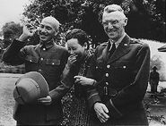 Chiang Kai-Shek, Soong May-ling y Joseph Stilwell