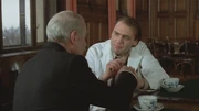 As Professor Bruckner with Laurence Olivier in The Boys from Brazil.