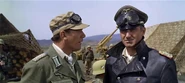 Karl Michael Vogler (on the right) as Erwin Rommel in Patton.