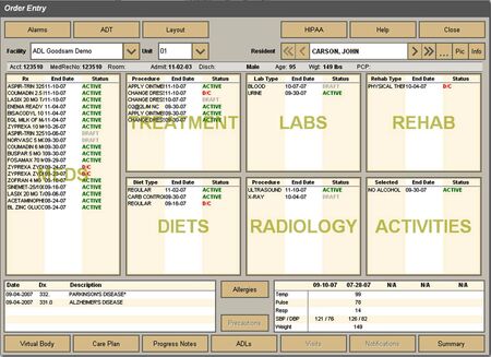 Computerized physician order entry