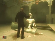 Gangster talking to Chiseler prior to burning him.