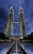 Petronas Towers in real-life