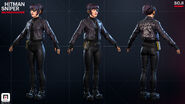 Operator Soji model, A-posing. Turnpose 02.