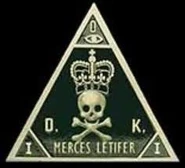 The ICA logo in Blood Money.