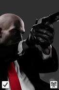 The challenge icon as it appears in HITMAN™ 2 (Master).