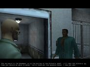 Agent Smith helps Agent 47 in reaching the basement where Professor Ort-Meyer is hiding.