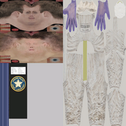 Textures of the Chicago Technician outfit, extracted from the game files.