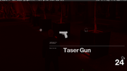Taser Gun as it appears in the beta inventory.