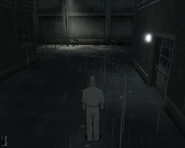 47 disguised as a butcher.