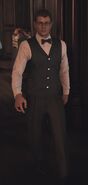 Kody Haynes in a butler outfit.