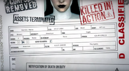 Notification of death on duty.