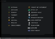 The index of Map Icons as seen in Hitman: Contracts. Point of Interest is clearly labelled.