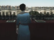 As she appears in the complication tile for Super Enforcers.