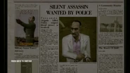 The newspaper with Don Fernando's death.