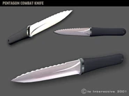 Combat knife SA.jpg (18 KB) Concept artwork for Silent Assassin.