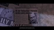 Mr. Joe "Swing King" Clarence denies safety violation.