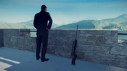 A Kazo TRG found on the top of the ruins in the HITMAN: Silent War prototype leak.