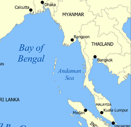 Andaman Sea map