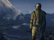 The outfit as seen on the tile for the Biker Ninja complication.