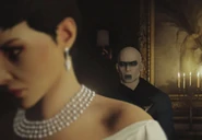 Helmut sneaking behind Dalia's back