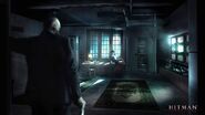 Layla in Hitman Absolution concept art posing for 47.
