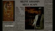 Ad for the "Allan Hansen's Street Magic" show in the newspaper of Death on the Mississippi.