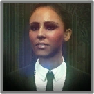Mia's Contracts Mode portrait, with a different background and proving she was at one point a target before being reduced to a minor character in the final game.
