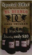 Delgado's wine advert as seen in the post mission papers.