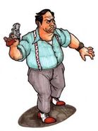 Original concept art of Giuseppe.