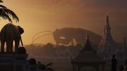 The giant bug Easter egg.