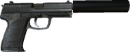 The SLP .40 Silenced Model in game.