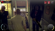 (right), the Highland Marauder biker gang member wielding the SPS 12 Compact shotgun as seen in the E3 2012 demo.
