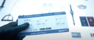 47's boarding pass from Seoul to Paris.