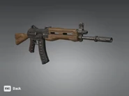 As it appears in the player's inventory.