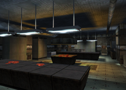 Restaurant's kitchen as seen in Hitman: Codename 47