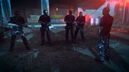 A group of Agency Soldiers.