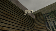 A security camera as seen in Hitman: Blood Money's Flatline mission.