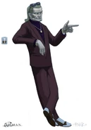 Early concept art of Rex Stanton.