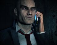 47 calling Birdie about hiding from Wade.